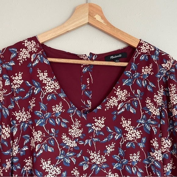 Madwell | Button-Back Dress in Antique Flora, size Small - Picture 5 of 15